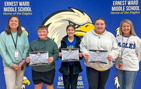 Ernest Ward Middle Names Students Of The Month