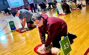 High School Juniors In Escambia County Receive Required CPR, AED Training