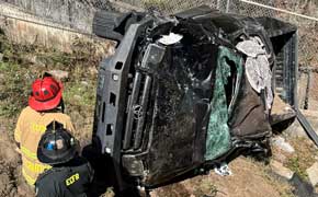 Teen Seriously Injured When His Pickup Crashes Off Kingsfield Road Bridge