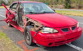 Side of Car Peeled Away In Highway 29 Collision; One Injured