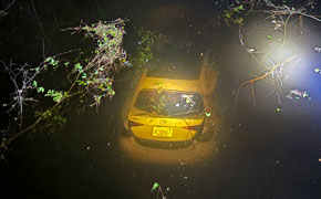 Two NAS Pensacola Sailors Credited With Saving Driver After High-Speed Creek Crash