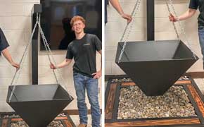Tate High Ag Student Completes 54-Hour Custom Fire Pit Build By Hand