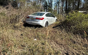 Driver Crashes Off Highway 95A In Gonzalez