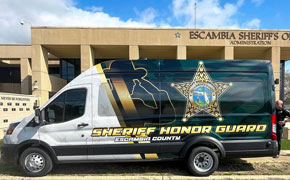 Honoring the Fallen: ECSO Unveils New Custom-Wrapped Honor Guard Van