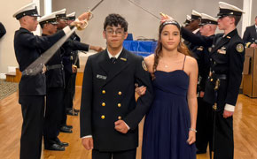Cadets Attend First Combined Area NJROTC Military Ball