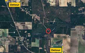Pineview Church Road South Of Jay To Close On Monday