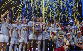 Back-To-Back: Troy Wins 2026 Sun Belt Men’s Basketball Championship In Pensacola