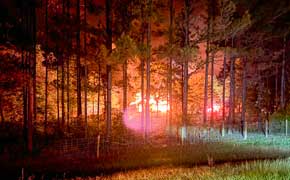 Large Barn Destroyed By Fire Friday Night Near Enon