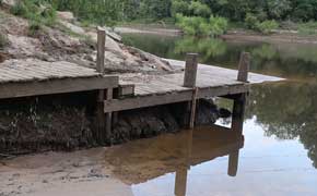 Rivers Up Just Inches As Area Remains In A Severe Drought