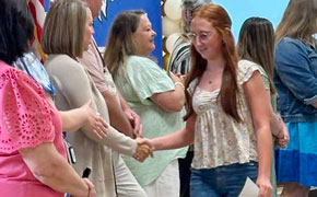 Ernest Ward Middle School Holds 8th Grade Promotion Ceremony