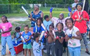 Non-profit Gifts Fishing Rods To Century Youth To Close Outreach Program