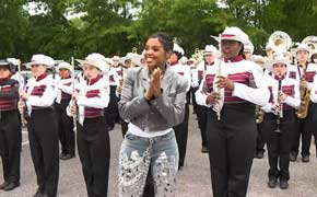Tate Showband Of The South Performs For American Idol Finalist Keyla Richardson