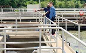 Team From Congressman Jimmy Patronis’ Office Tours Upgraded Century Wastewater Plant