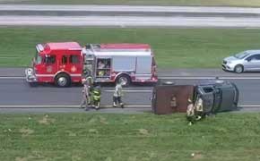 One-Year-Old Uninjured In Saturday Rollover On I-10