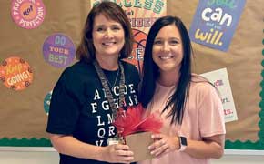 Jessica Rhea Named Bratt Elementary Volunteer Of The Year