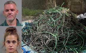 Two Arrested After $250K Copper Theft Ring From Local Bridges, Highways
