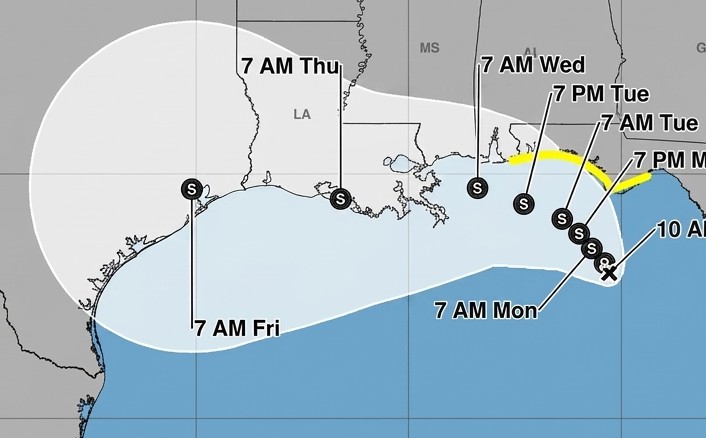 Tropical Storm Watch In Effect For Northwest Florida