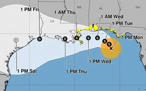 Tropical Storm Bertha Forms