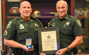 Escambia Master Deputy Christopher Echele Receives Sheriff’s Award