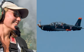 2025 Northview Graduate, NJROTC Commander Flew In Pensacola Beach Air Show