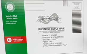 First Mail Ballots Returned For August Primary, Including 18 In Escambia County