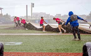 Blue Wahoos, Clingstones Postponed By Tropical Storm Bertha