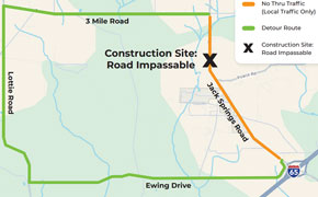Closures Begin This Week In $24 Million Jacks Branch Project North Of Atmore