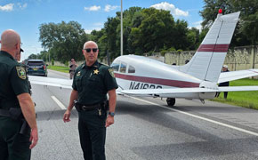 Small Plane Makes Emergency Landing On I-10