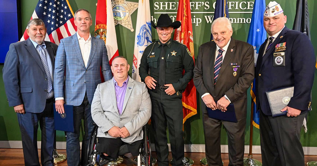 Four Local Wounded Warriors Honored On National Purple Heart Day : NorthEscambia.com