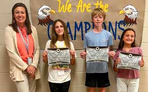 Ernest Ward Middle School Names Students Of The Month