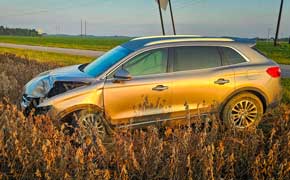 Driver Takes Wild Ride After Running Off Highway 97, Crossing Kansas