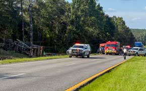 Log Truck Driver Pronounced Deceased After Highway 29 Crash
