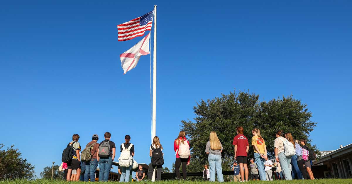 Local Students Gather For ‘See You At The Pole’ (With Photo Gallery)
