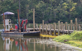 Escambia County Rehabilitating Fishing Pier At Lake Stone