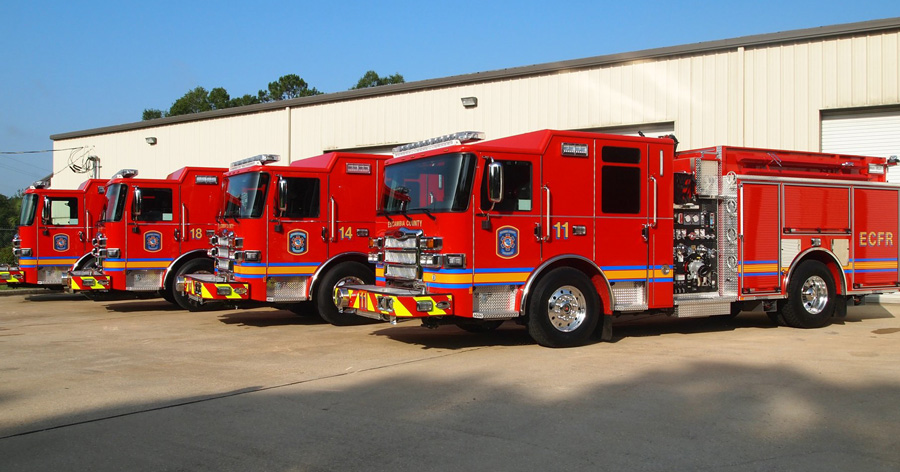 Company Two Fire Rescue Trucks For Sale