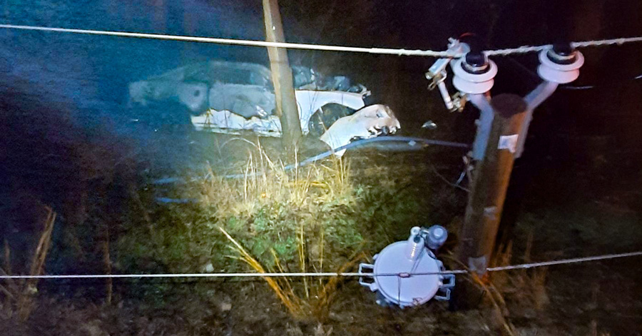 Driver Injured In Rollover; Good Samaritan Shocked By Downed Power ...