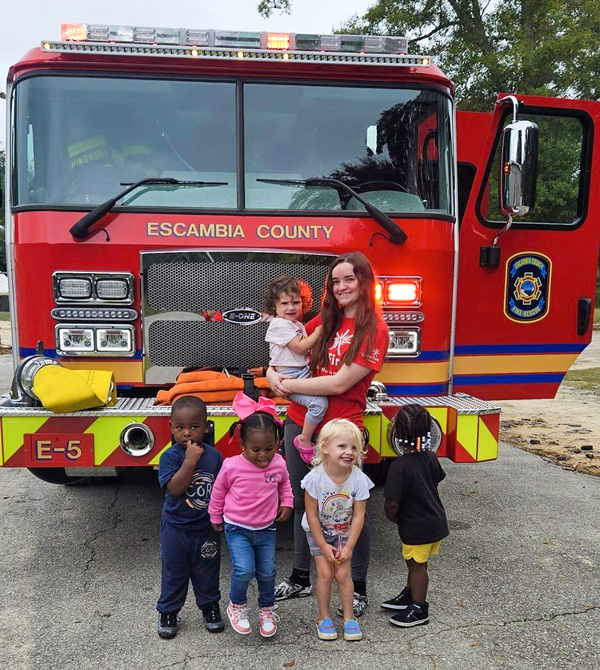 Century Camp Fire Kids Learn About Fire Safety With Escambia Fire ...