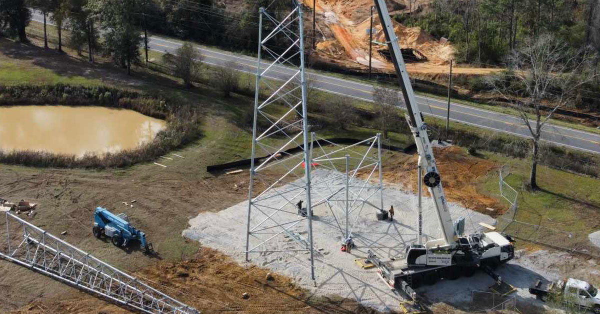 New Cell Tower Erected On Highway 95A In Cottage Hill (With Photo