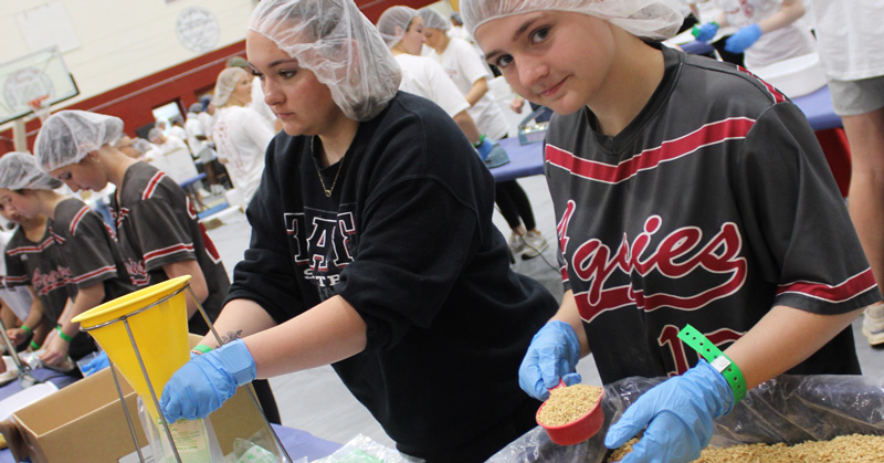 Tate High School FFA Prepares 54,000 Meals of Hope : NorthEscambia.com - Vimarsana News