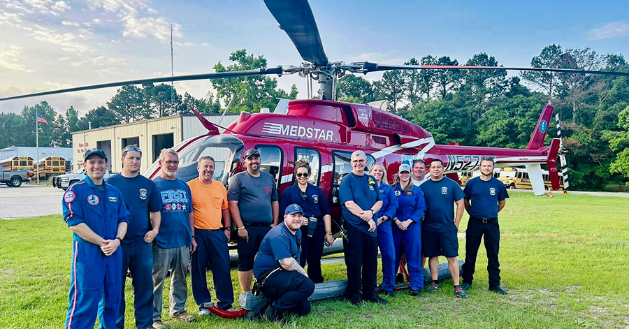 MedStar Conducts Helicopter Safety Training At Walnut Hill Fire Station : NorthEscambia.com - Vimarsana News