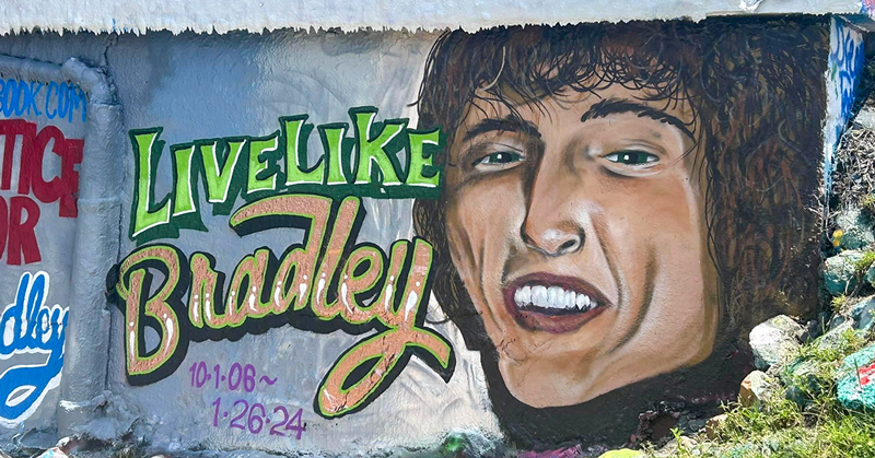 Graffiti Bridge Painted In Memory Of Tate Student Bradley Ellertson, 17 : NorthEscambia.com - Vimarsana News
