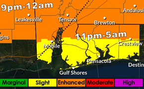 Risk Of Severe Weather Thursday Evening Into Friday