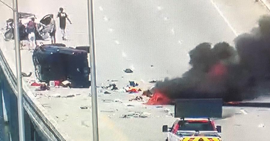 One Killed, Several Injured In Fiery Crash On I-10 Escambia Bay Bridge : NorthEscambia.com - Vimarsana News